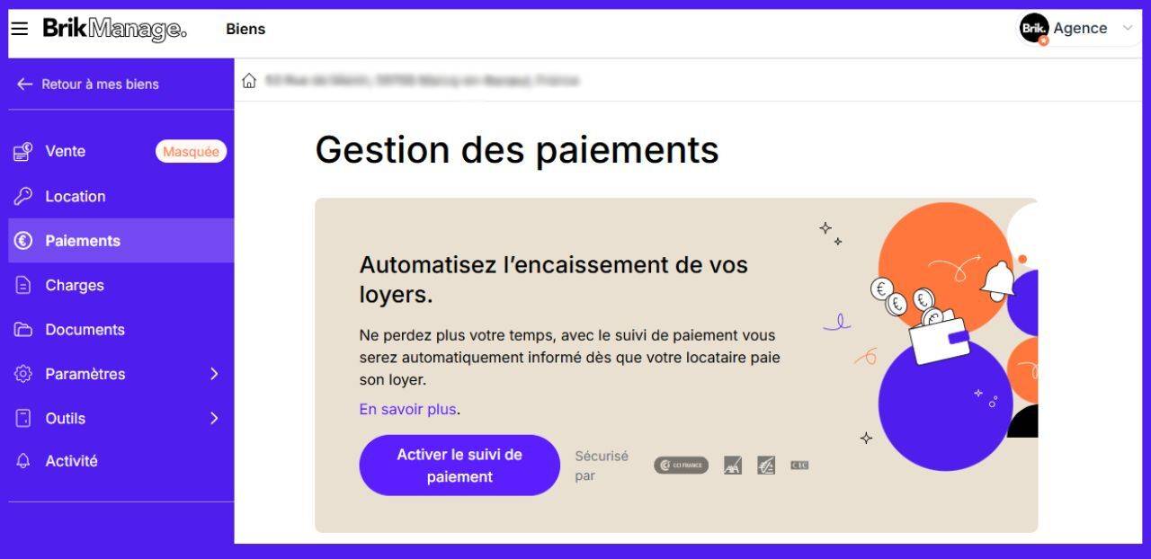 Outil - Gestion des paiements